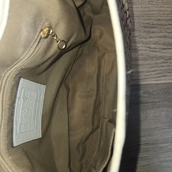 Vintage Coach Bag Signature Soho Hobo Shoulder Studded Y2K Buckle Flap retro - Picture 9 of 13